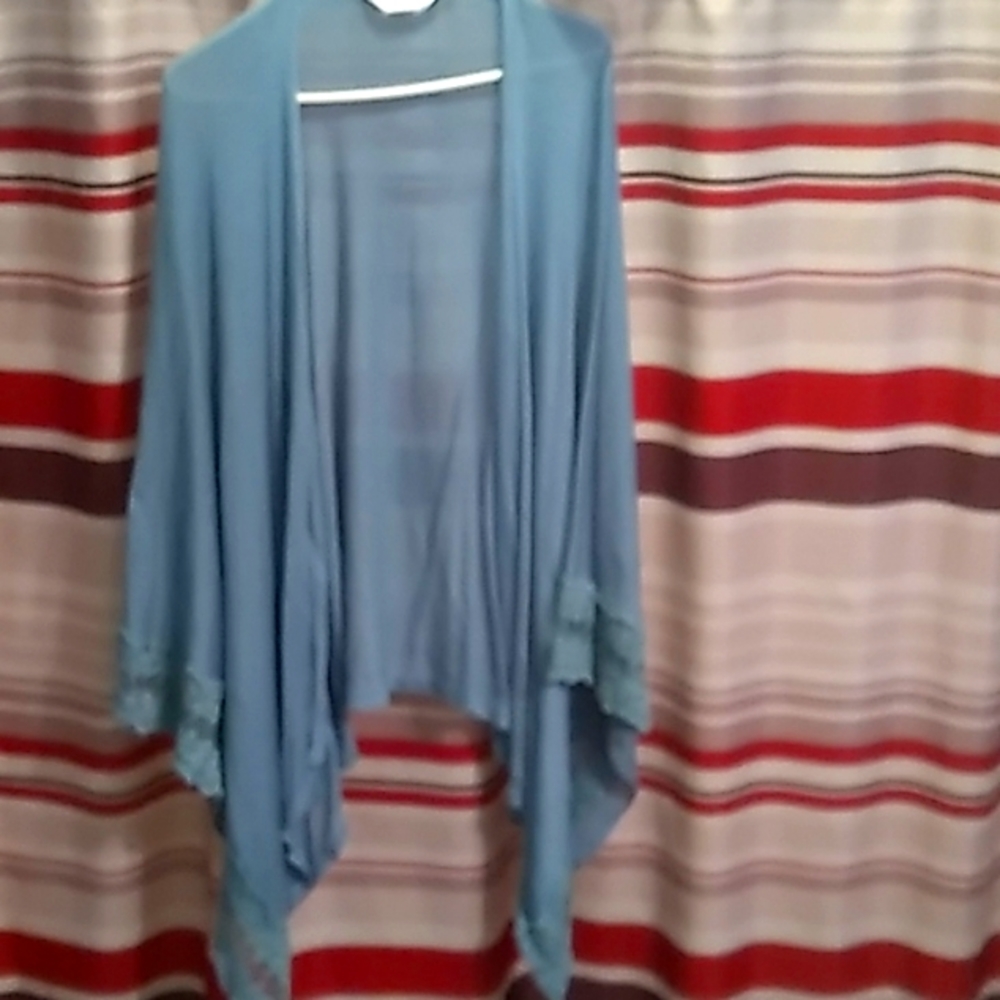 Lauren Conrad cardigan size L  steel blue